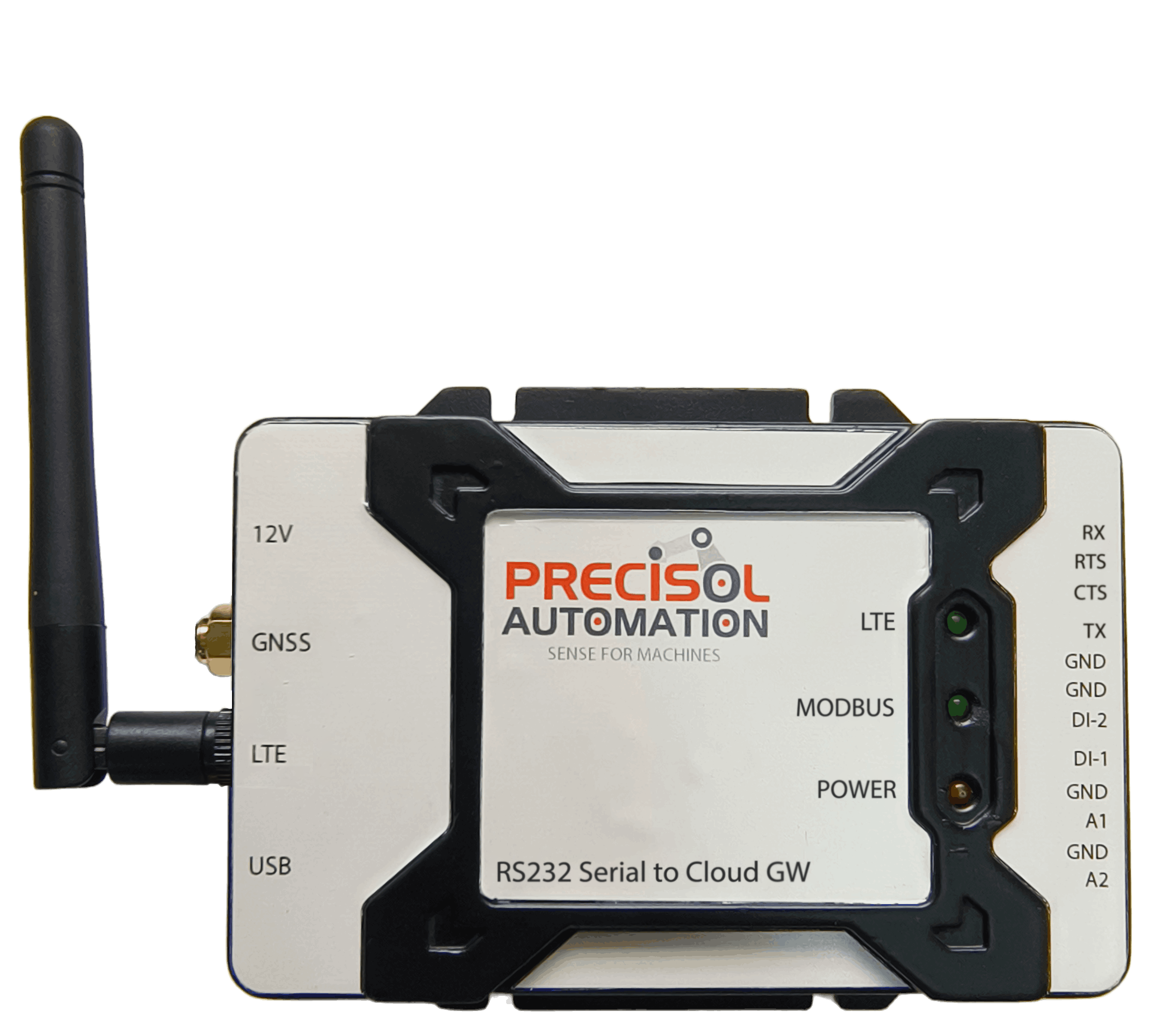 RS232 serial to cellular gateway device