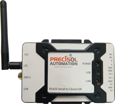 RS422 Serial to LTE gateway device